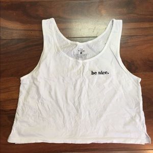 In The Soulshine embroidered crop tank